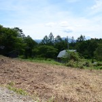 物件北側より東南方向を撮影。富士山の眺望があります。