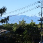 敷地西側から北岳・鳳凰三山・甲斐駒ヶ岳の眺望。