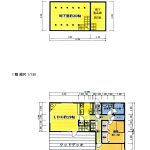 母屋の間取図