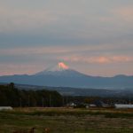 物件から南へ徒歩2分程の富士山の眺望。
