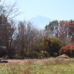 敷地東側から甲斐駒ヶ岳の眺望