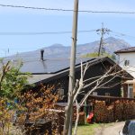 和室８帖から八ヶ岳の眺望。権現岳と編笠山を眺望。