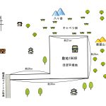 土地形状図　(建物への道路部分約20ｍも100%持分、お客様が多い場合は駐車場として活用)