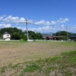 敷地北西側から東南方向を撮影