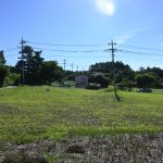 敷地西側から東方向を撮影